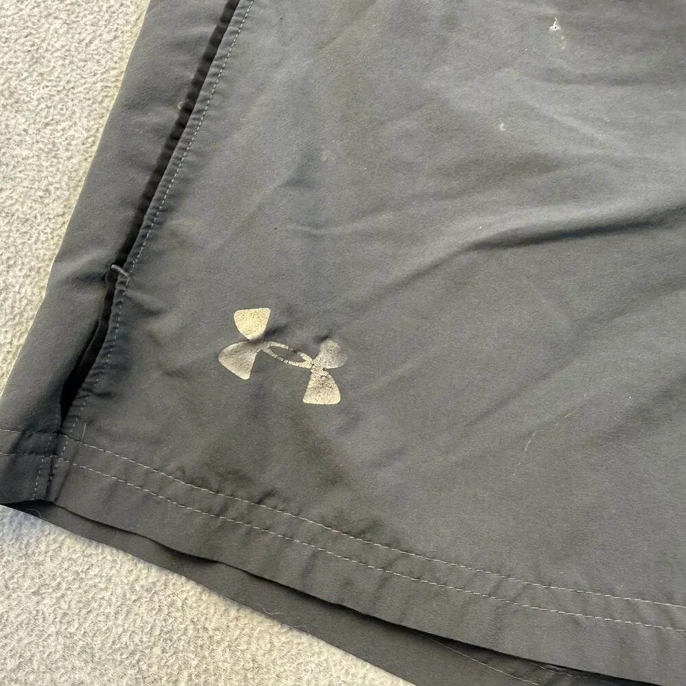 Under Armour Shorts Mens L Run Fitted Athletic Lined Comfort Waist Drawstring *